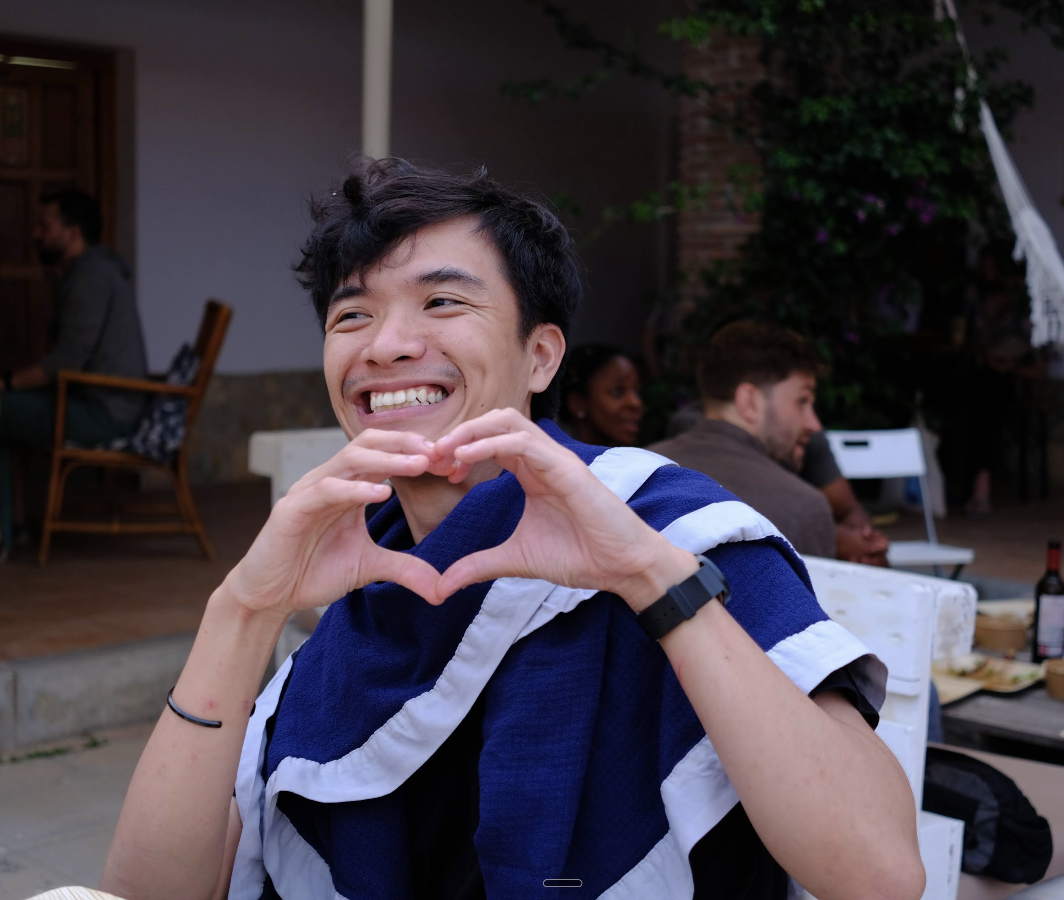 Kasper in his element